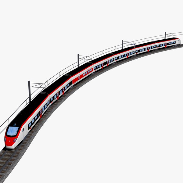 modelo 3d tren de pasajeros eléctrico suizo rabe 501 - TurboSquid 1990342