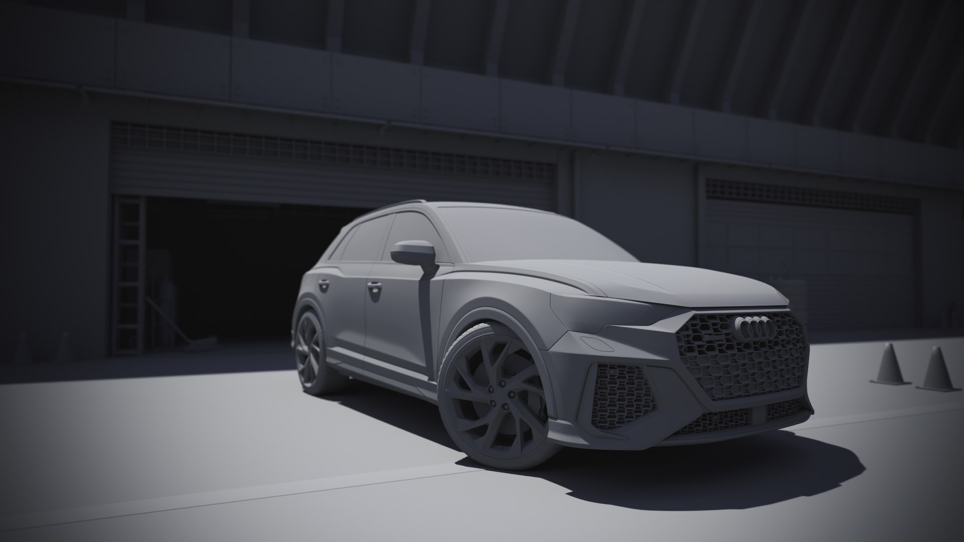 Car Render Scene - PIT - Corona render 3D model - TurboSquid 1718349