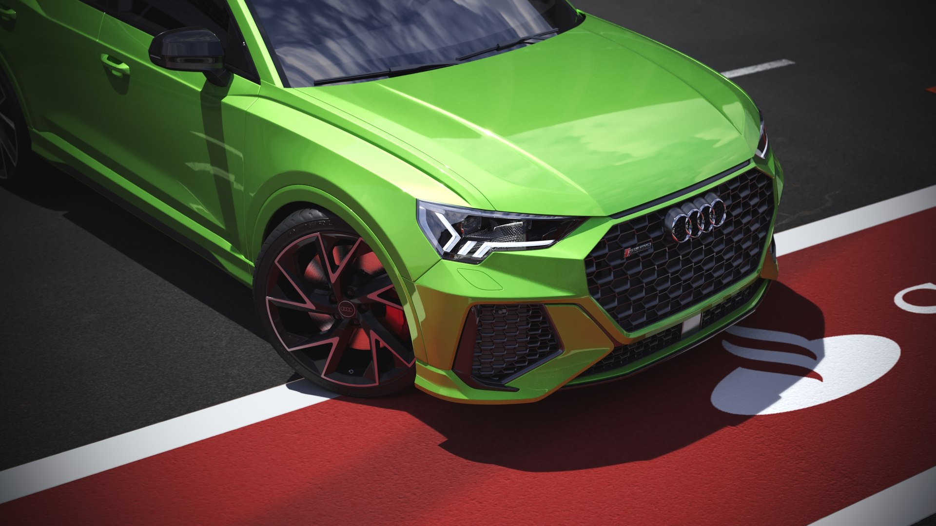 Car Render Scene - PIT - Corona render 3D model - TurboSquid 1718349