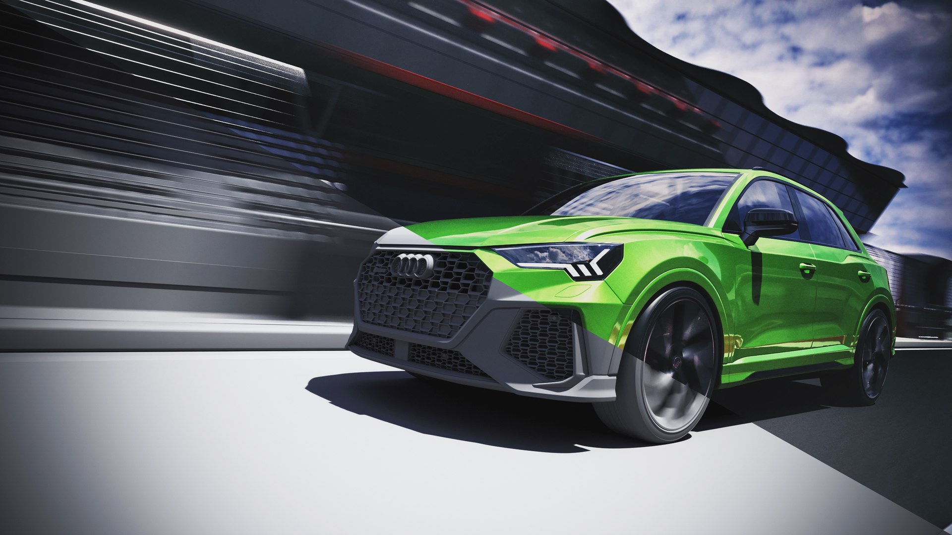 Car Render Scene - PIT - Corona render 3D model - TurboSquid 1718349