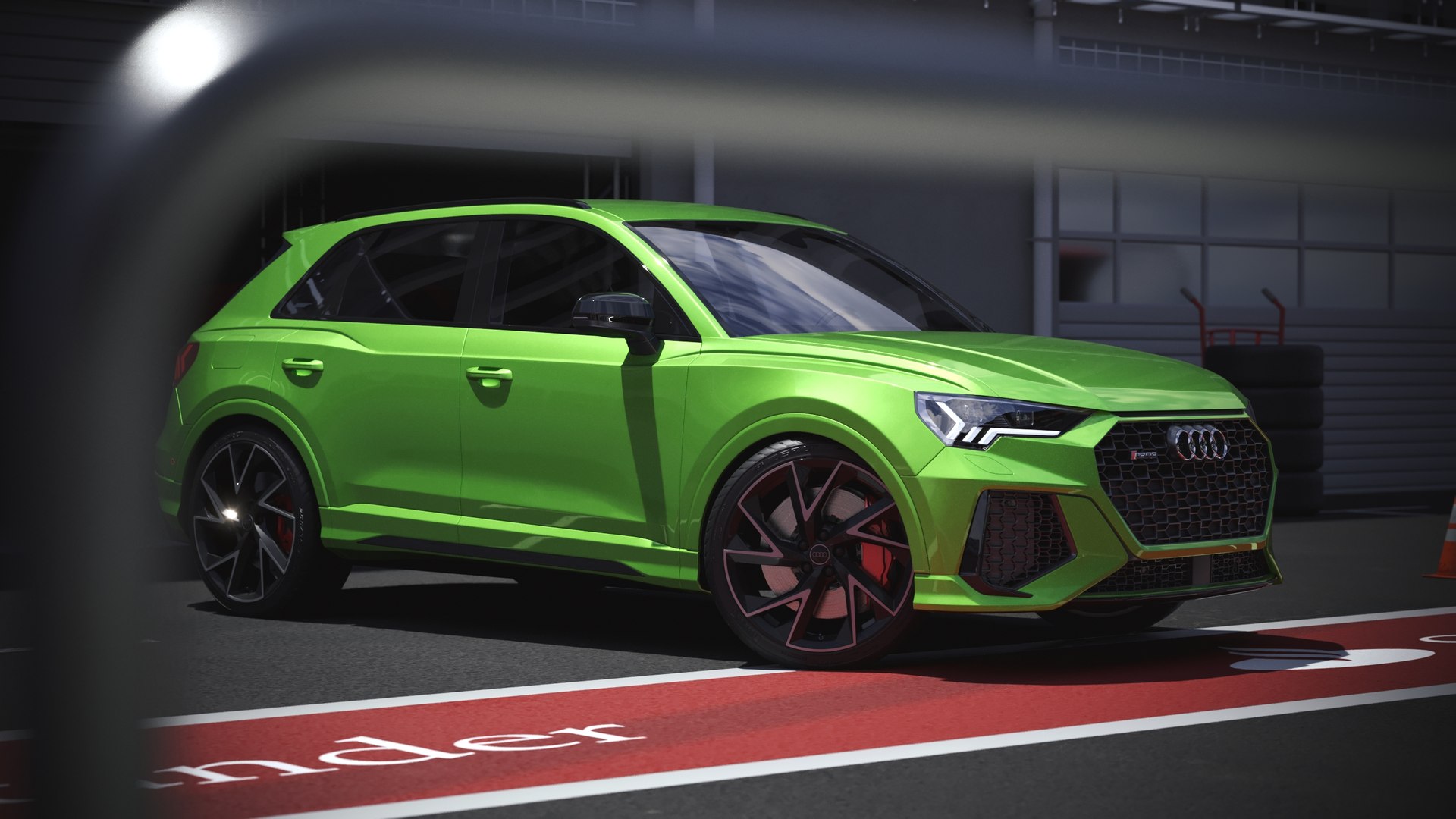 Car Render Scene - PIT - Corona render 3D model - TurboSquid 1718349