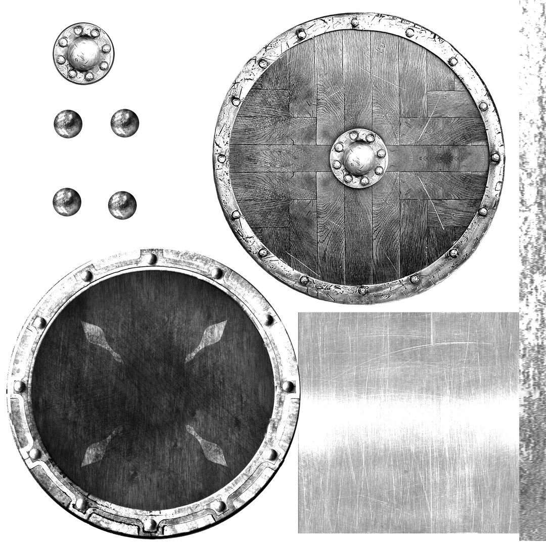 3d model shield