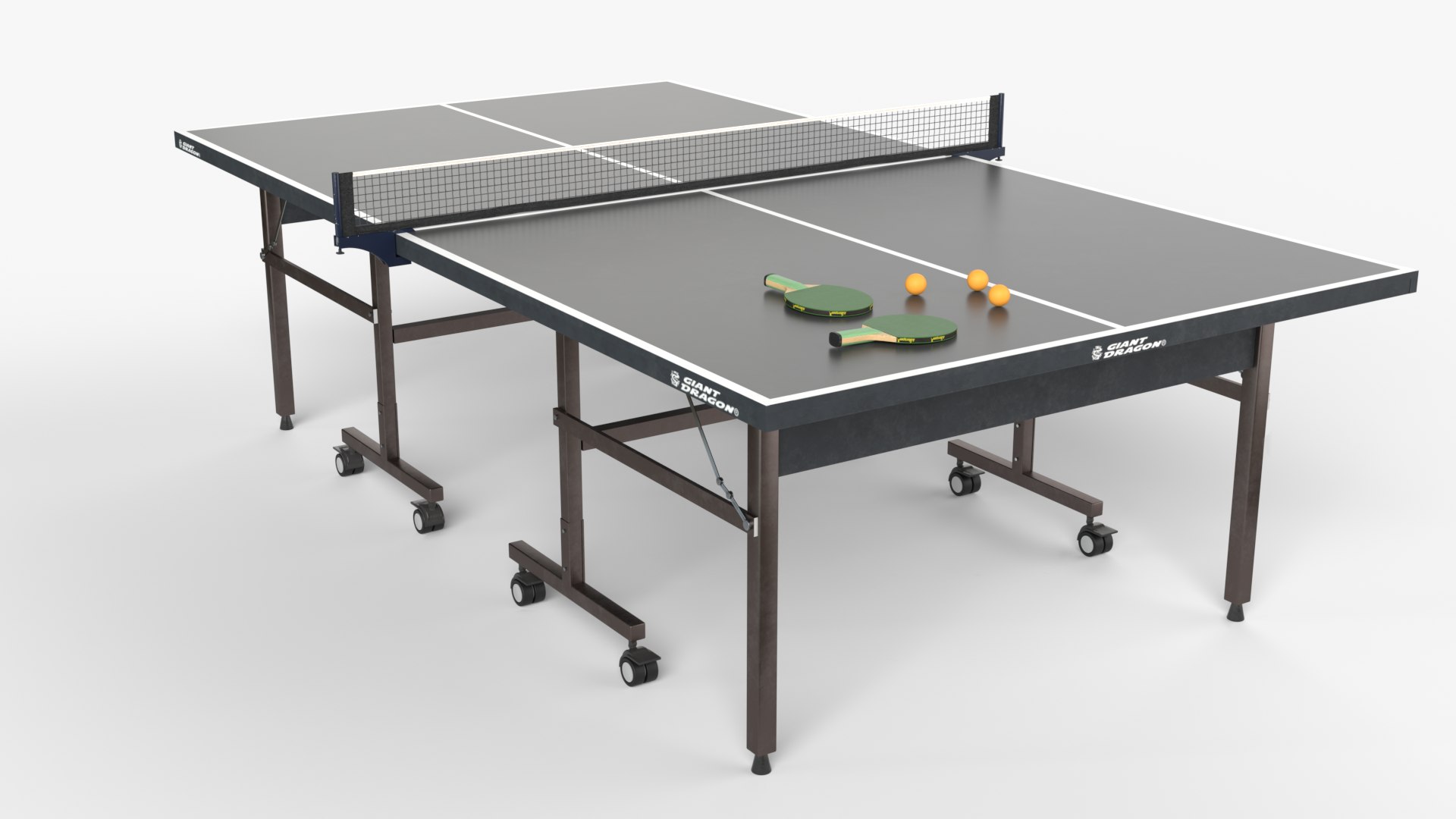 Collection Of Pingpong Tables Racket And Balls 3D Model - TurboSquid ...