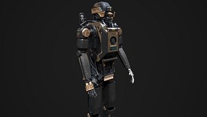 Elysium Droid Gold Skin - Bodyguard