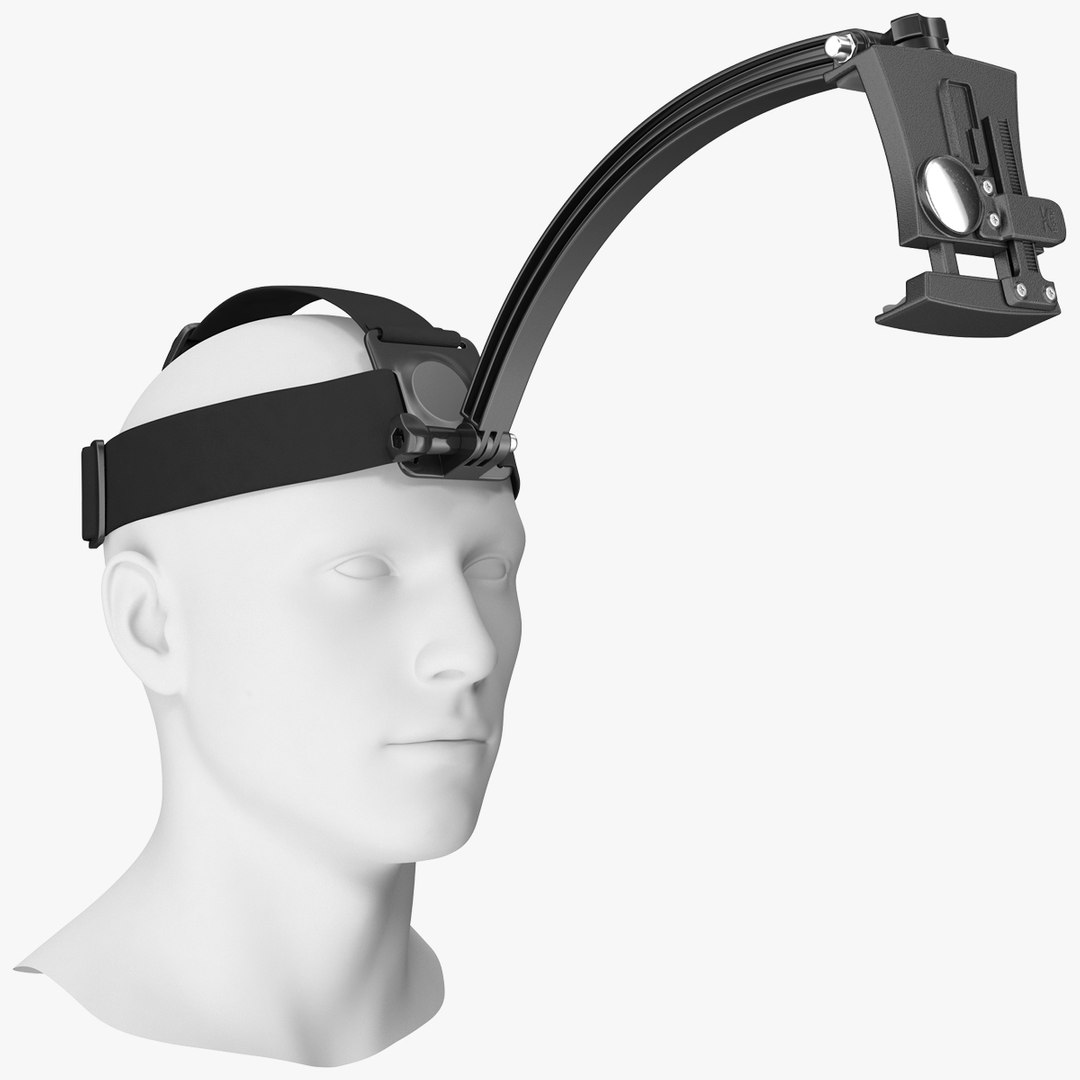 Outdoor Head Band Holder 3D model preview