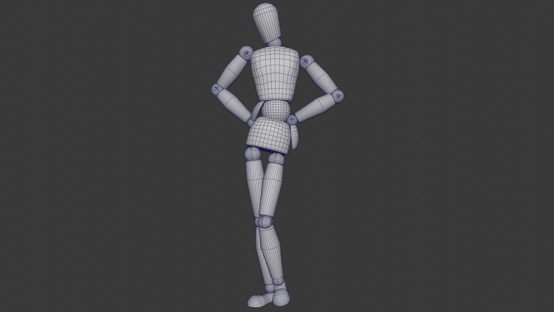 3D Mannequin Rig Made For Blender TurboSquid 2070529
