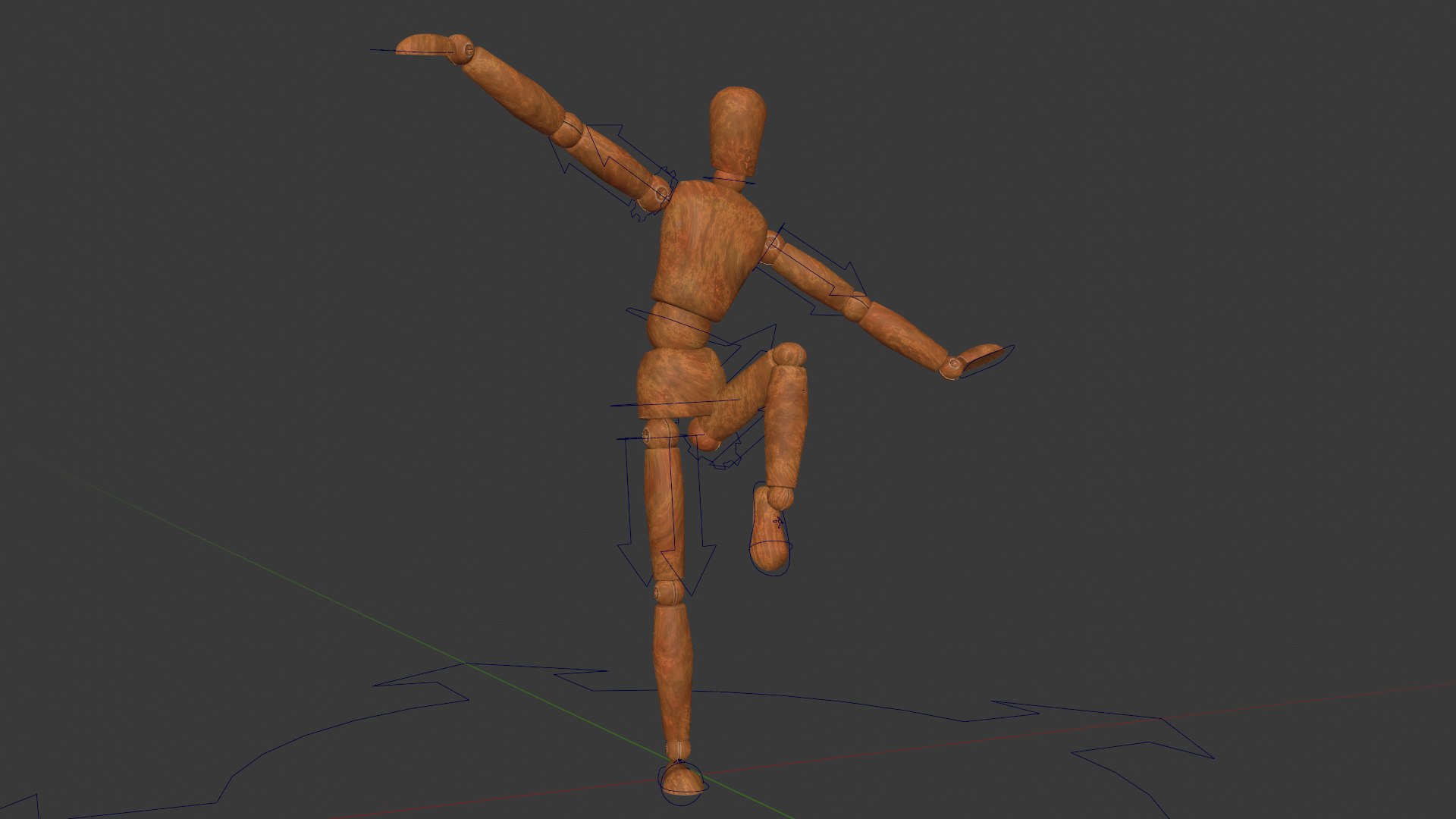 3D Mannequin Rig Made For Blender TurboSquid 2070529