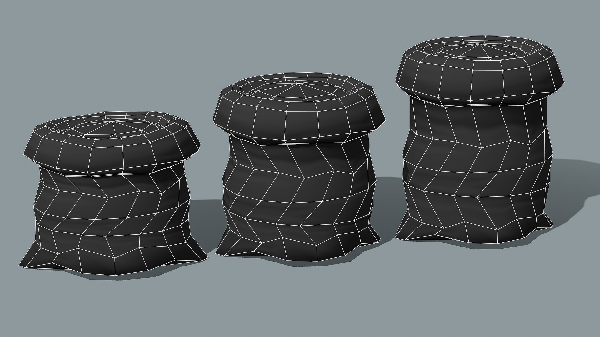 3D Model Stylized Flour Bag - PBR Game Ready - TurboSquid 2049878