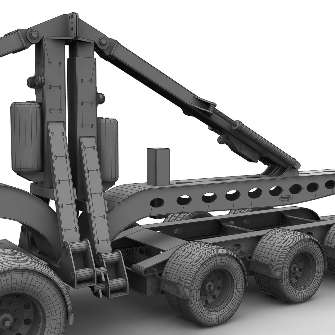 trailer load 3d model