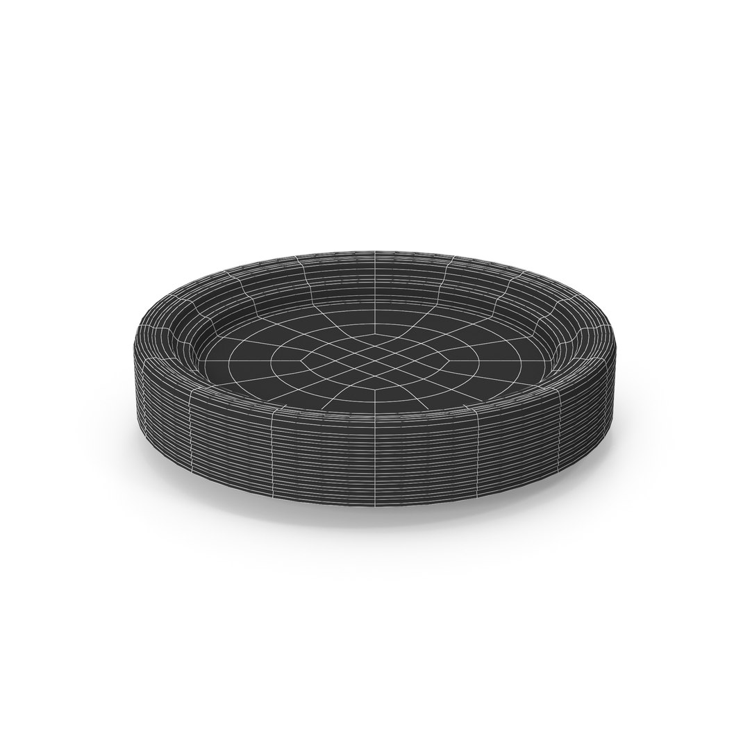 Stack Of Plastic Plates 3D Model - TurboSquid 1971915