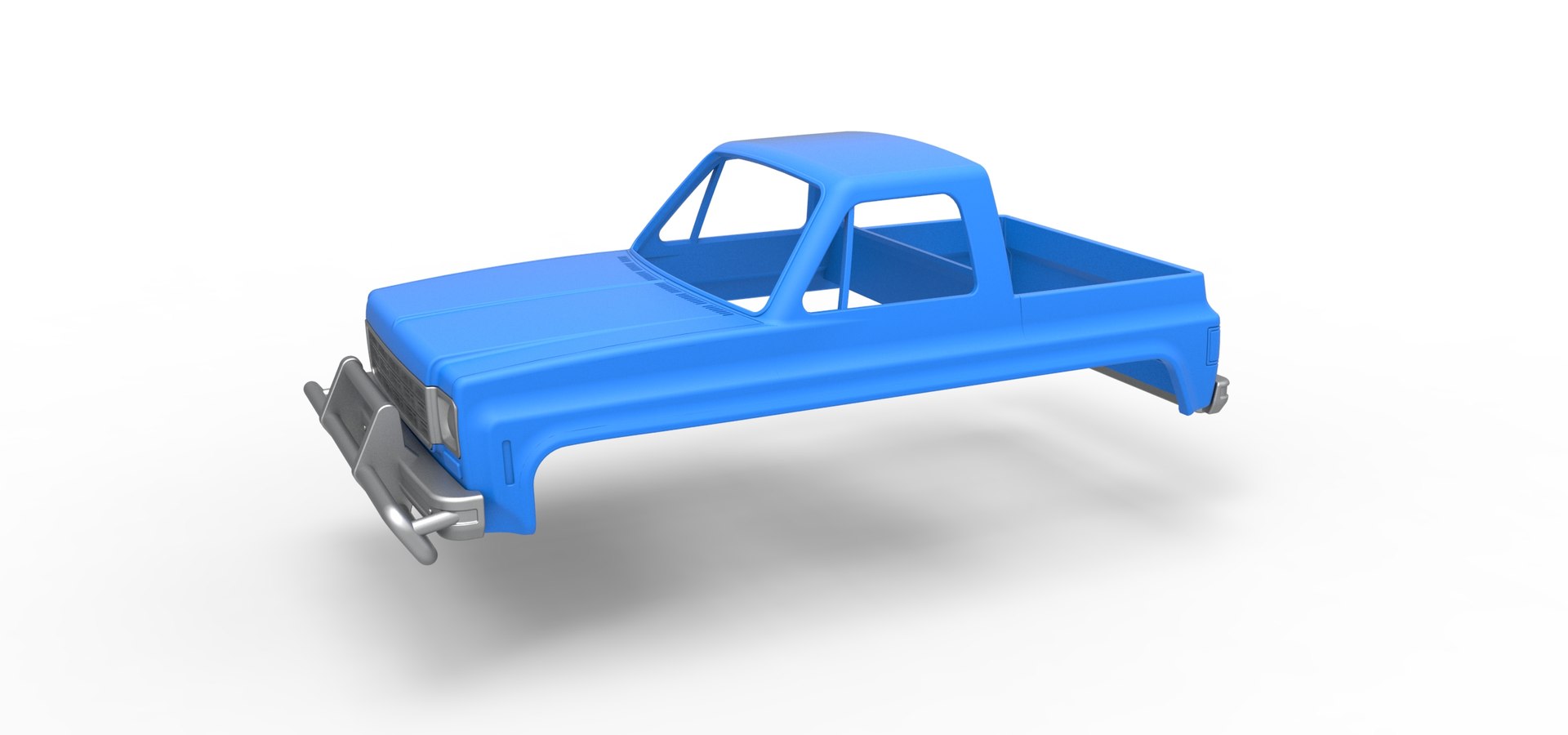 Diecast Shell For Fun Short Monster Tank Scale 1 To 25 3D Model ...