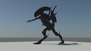 Rigged Alien Xenomorph High Res Rigged