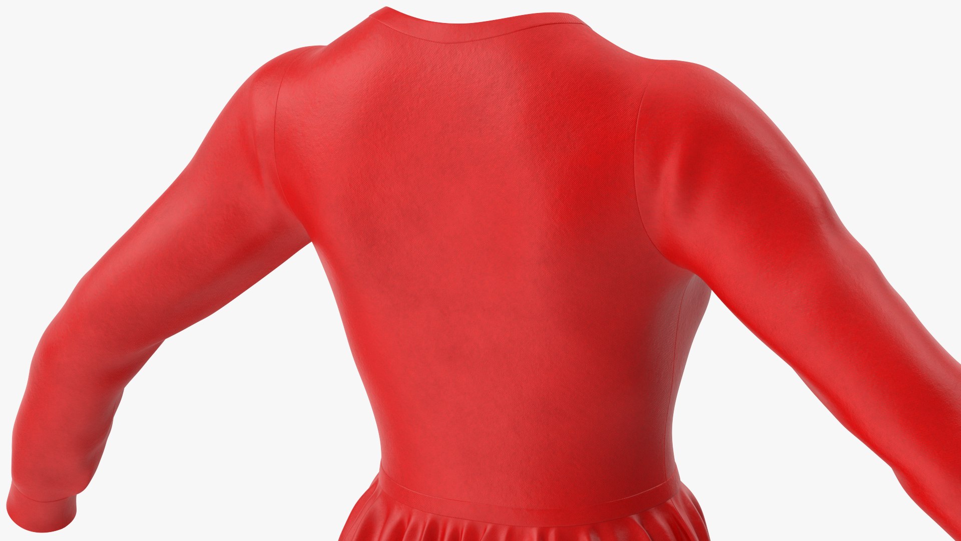 3D Dress Red Model - TurboSquid 2440808