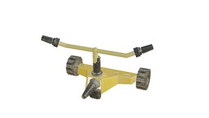 watering can with wheels 3D model