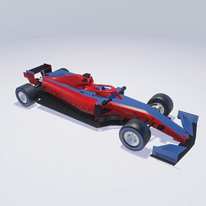 Formula car 3D model
