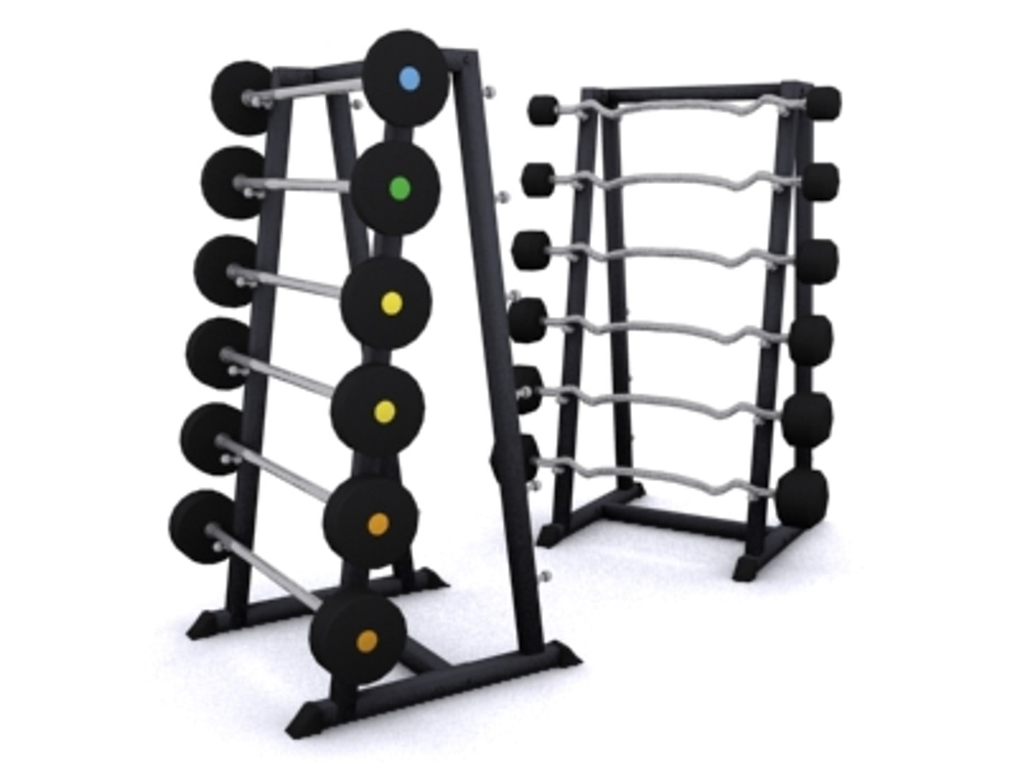Weight Racks 3d Model