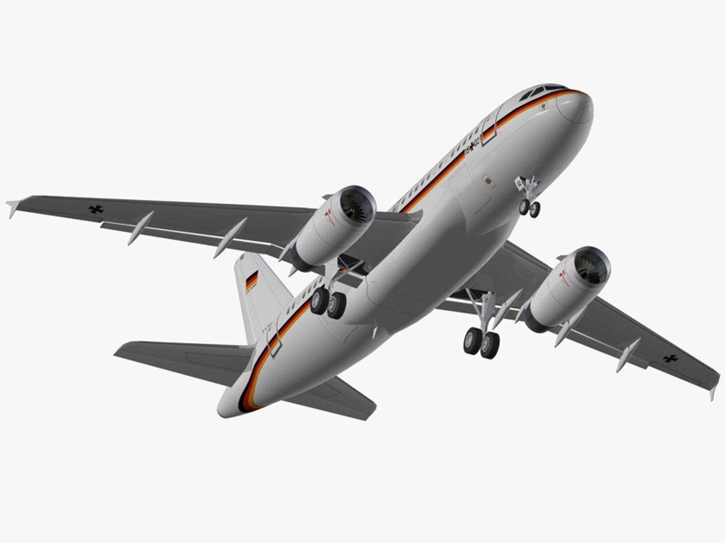 3d Corporate Jet Airbus A319 Model