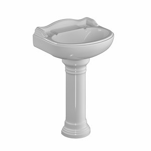 pedestal wash basin bathroom sink model