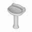 Pedestal Wash Basin