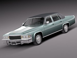3d classic antique sedan luxury