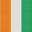 Cote dlvoire Flag Stand