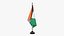 Cote dlvoire Flag Stand