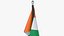 Cote dlvoire Flag Stand