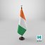 Cote dlvoire Flag Stand