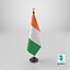Cote dlvoire Flag Stand