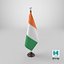 Cote dlvoire Flag Stand