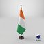Cote dlvoire Flag Stand
