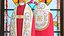 Religious Clergy Chasuble Traditional Red Gold