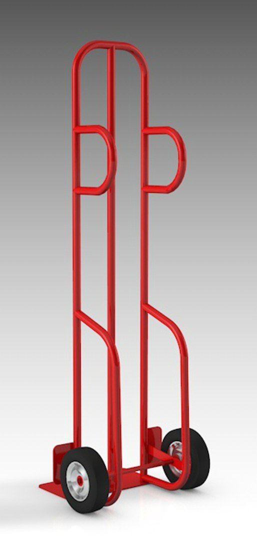 Hand Truck Model TurboSquid 1269703