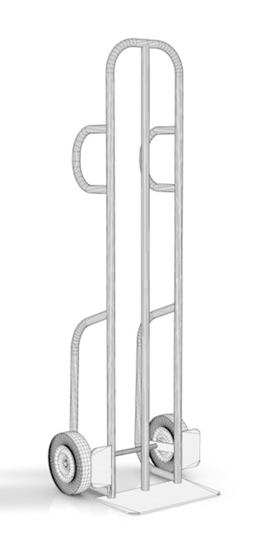 Hand Truck Model TurboSquid 1269703