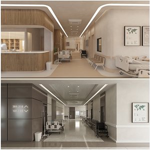 Hospital Interior Bundle 3D model