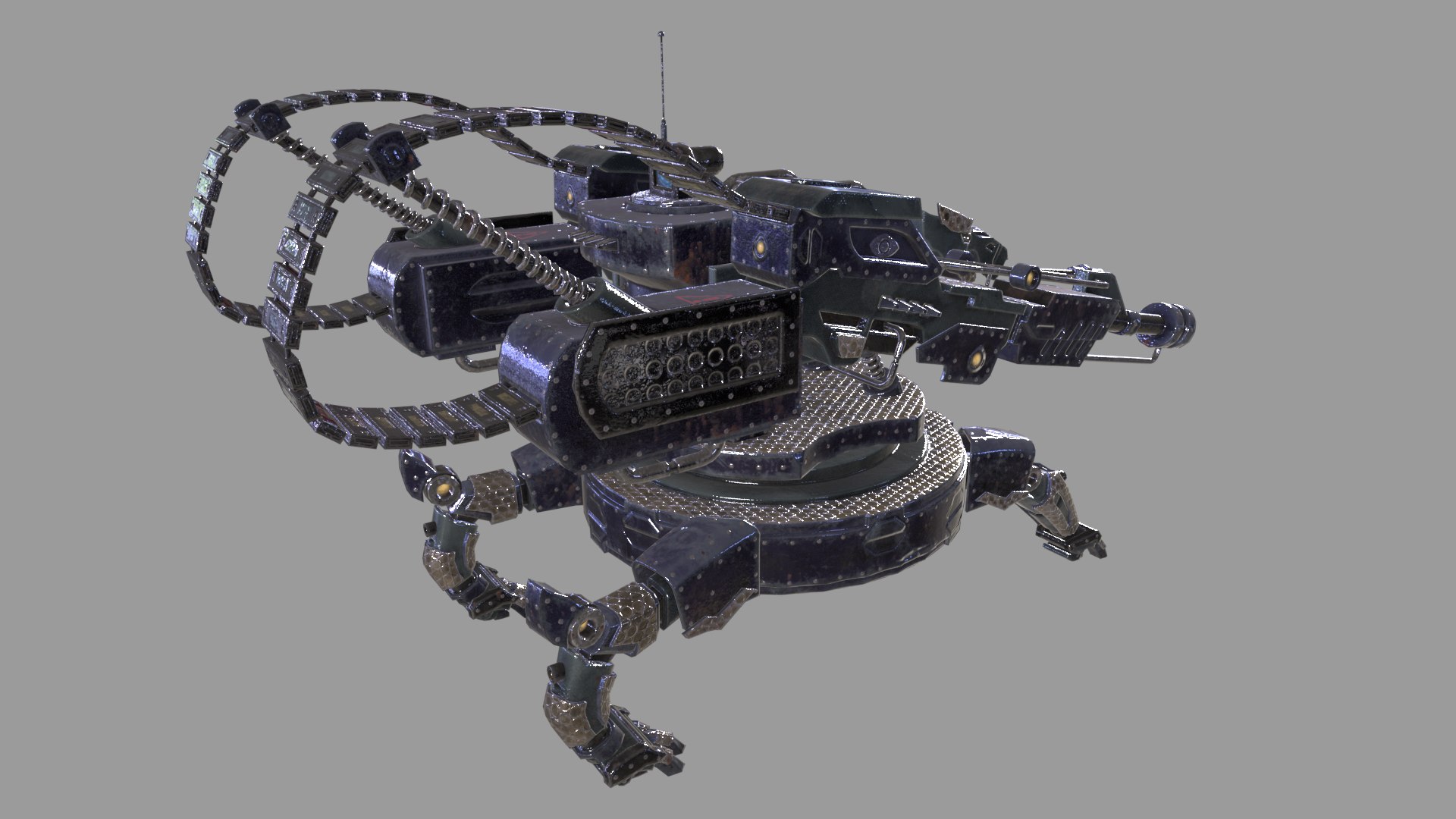 3D Model Beast Turret - TurboSquid 2019723