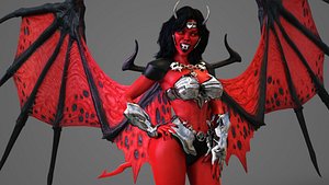 Female Demon - Succubus 3D model