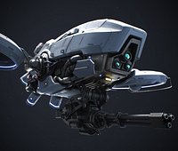 Sci-Fi Vehicle Series-Drone 02-PBR