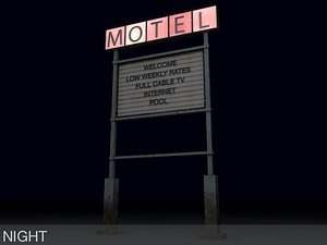 3ds motel old sign