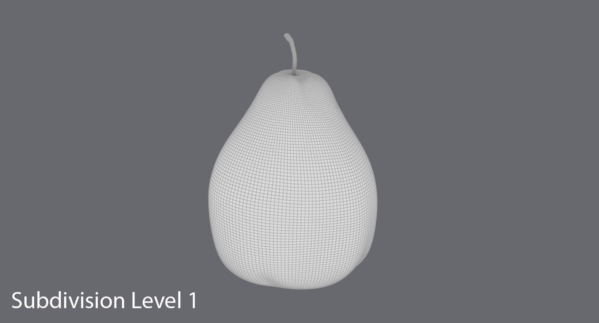 3d model pear using