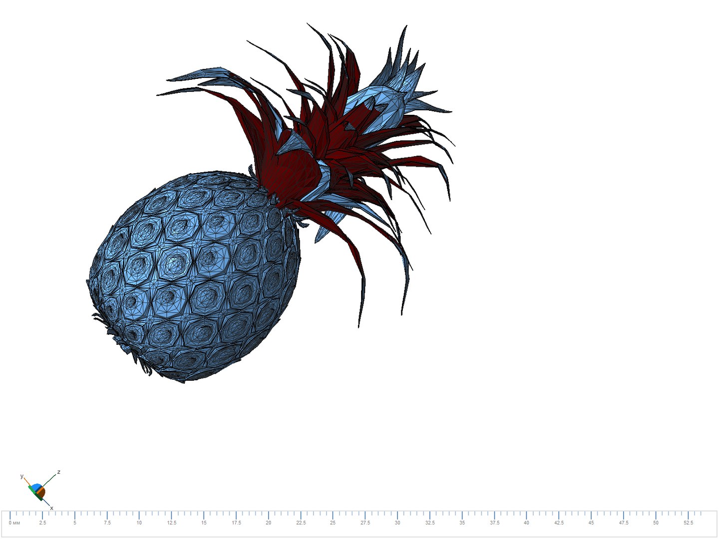 pineapple 3D model https://p.turbosquid.com/ts-thumb/DX/h78Nsx/EqF6z7EE/5/png/1553884383/1920x1080/fit_q87/52ba4cbdf99f99816982fa87fe25409180ad36f2/5.jpg