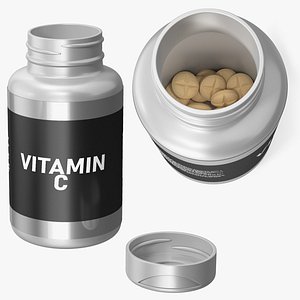 Vitamin C and Plastic Container model