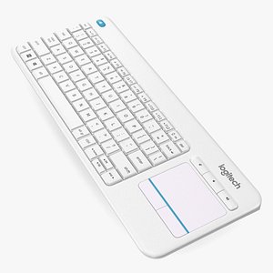 3D model Logitech Keyboard K400 White