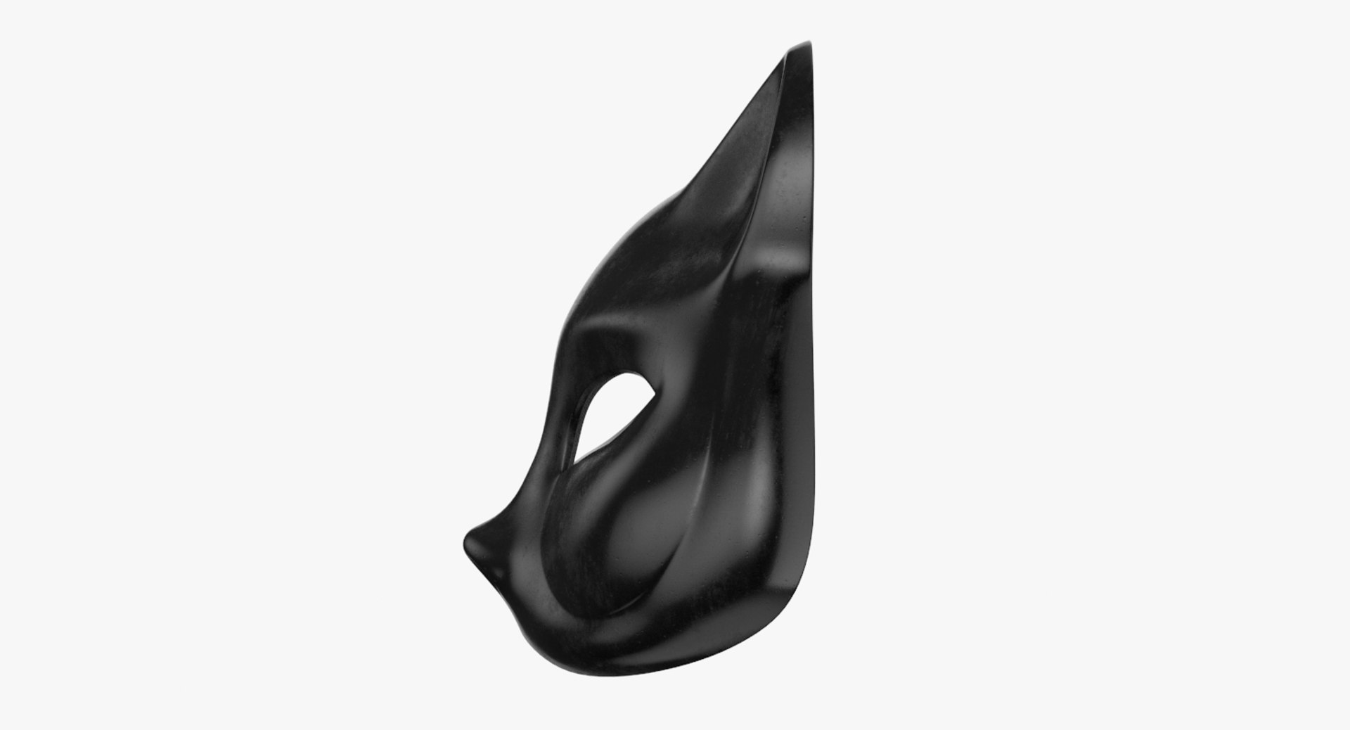 Black Cat Mask 3D Model - TurboSquid 1348866