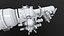 Modelo 3D de sección transversal de turbina