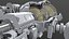 Modelo 3D de sección transversal de turbina