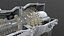 Modelo 3D de sección transversal de turbina