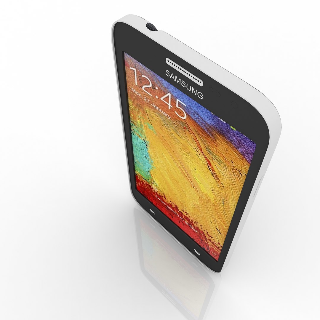 samsung galaxy note 3 3d model