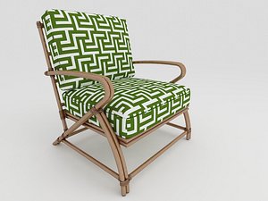 3ds rattan armchair