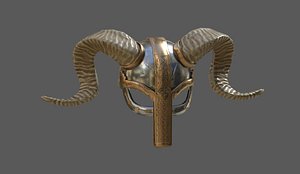 Game ready viking helmet UE4 and Unity optimized VR  AR  low-poly